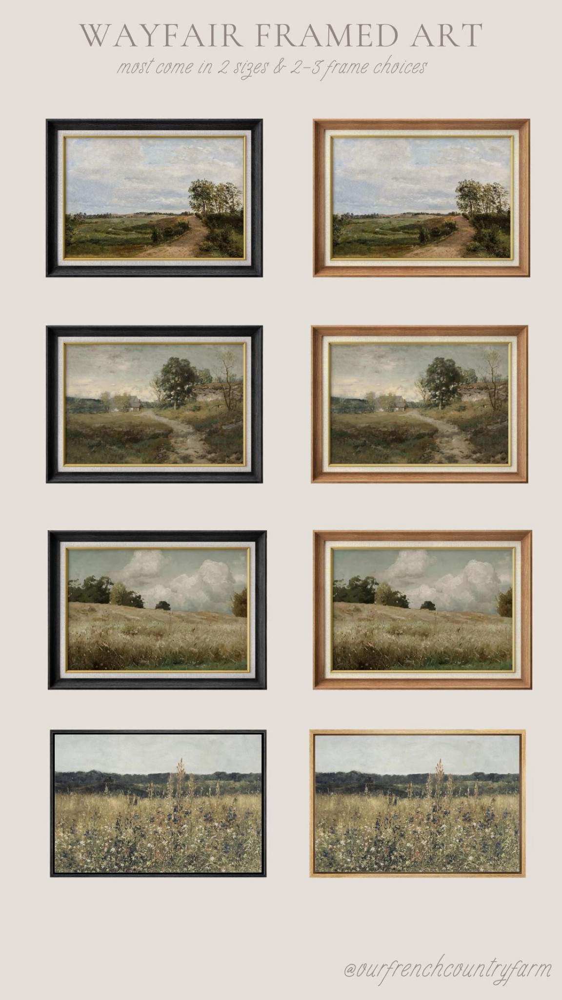 These affordable framed art pieces are beautiful!  They come in multiple frame options and sizes!  So stunning and doesn’t break the bank!

@shop.ltk #likekit  #Wayfair #Wayfairpartner#LTKxNSale 

#LTKHome #LTKxWayfair