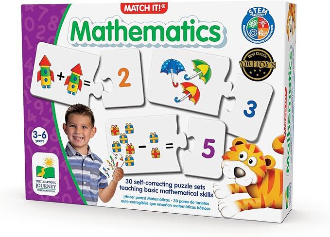 The Learning Journey Match It! Mathematics - STEM Addition and Subtraction Game - Helps to Teach ... | Amazon (US)