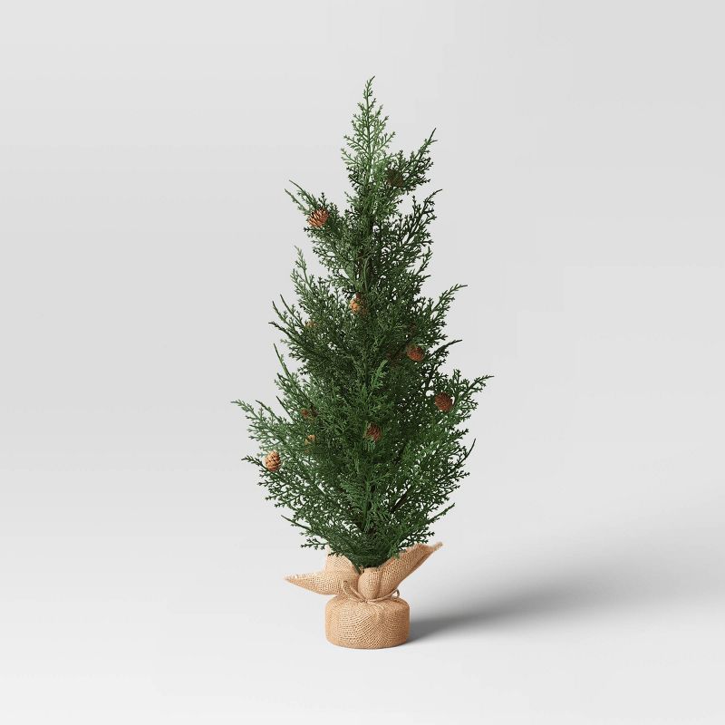 Cedar Artificial Tree with Pinecones Green/Brown - Threshold™ | Target