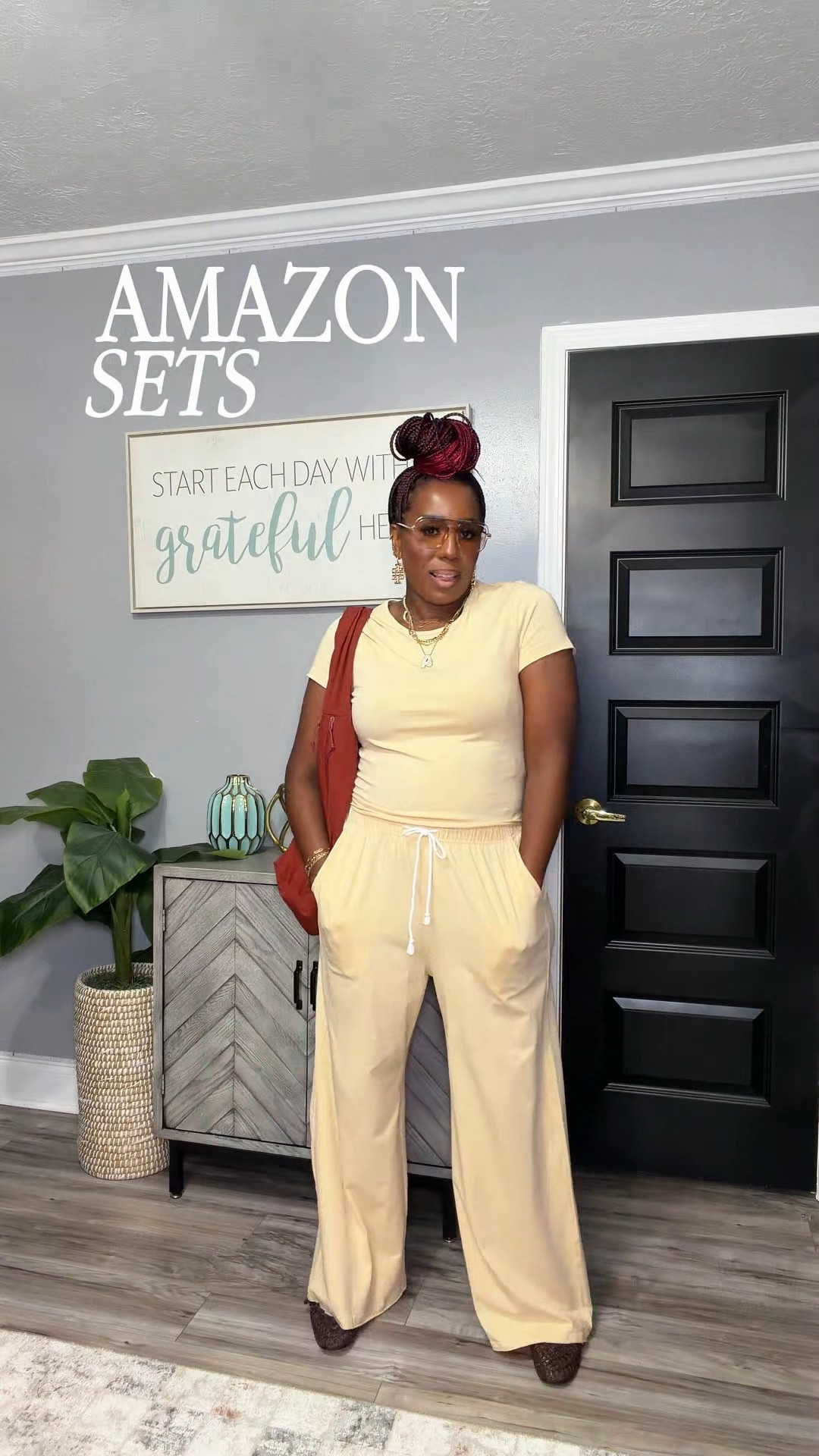 Amazon sets that make getting dressed EASY 🙌🏽✨ From bold colors to neutral staples… these sets are cute, comfy, effortless, and look way more expensive than they are 😍

💚 Green set — vacation, brunch & rooftop dinner vibes
💛 Mustard set — work, church, lunch dates & weekend getaway ready
🤎 Neutral set — errands, airport travel & everyday cute + comfy

Amazon understood the need for an easy outfit moment 👏🏽

SIZING REFERENCE/stats- 5’5”, 165 lbs, size 10

#amazonfashion #amazonfinds #amazonstyle #amazonset #matchingsets #amazonoutfits #fashionfinds #casualstyle #affordablefashion #amazonclothing #ootd #summerstyle #amazonmusthaves #amazonhaul #everydaystyle

#LTKOver40 #LTKootd #LTKMidsize