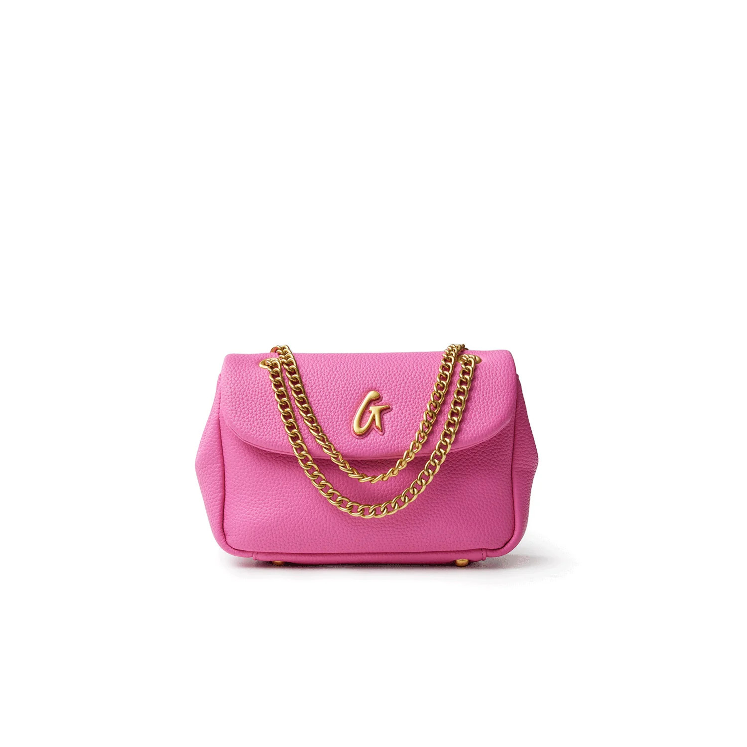 MINI PEBBLE FLAP BAG - HOT PINK | Glam-Aholic Lifestyle