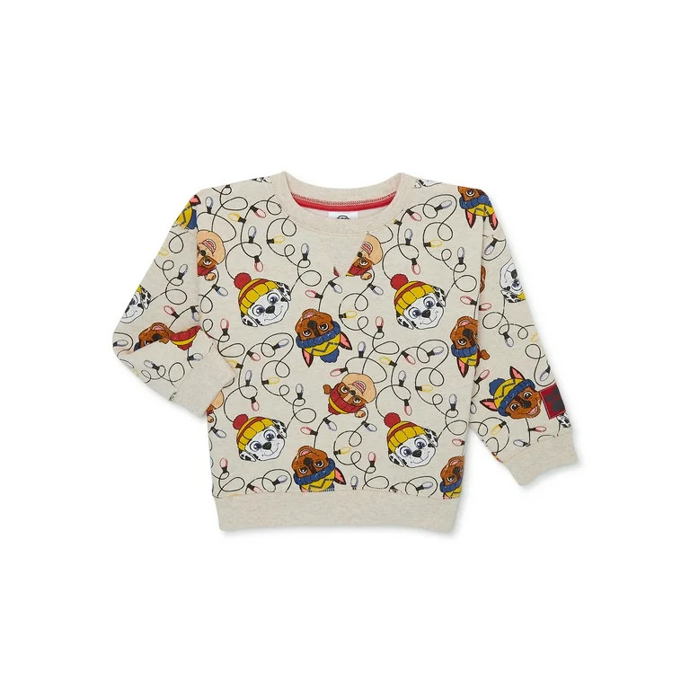PAW Patrol Toddler Boy's Christmas Sweatshirt, Sizes 12 Months-5T - Walmart.com | Walmart (US)