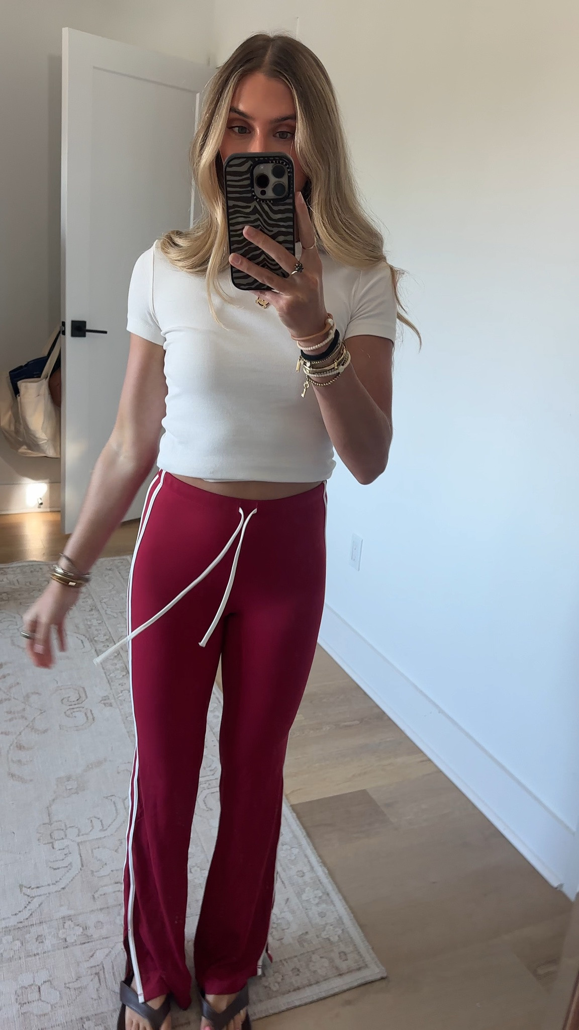 Amazon size small MOOSLOVER Women Flare Leggings Side Stripe Split Bell Bottom Track Pants
High Waisted Drawstring Yoga Pants, striped leggings, y2k outfits, striped yoga pants, soft lounge pants, striped track pant

#LTKootd #LTKfitnessgoals #LTKActive