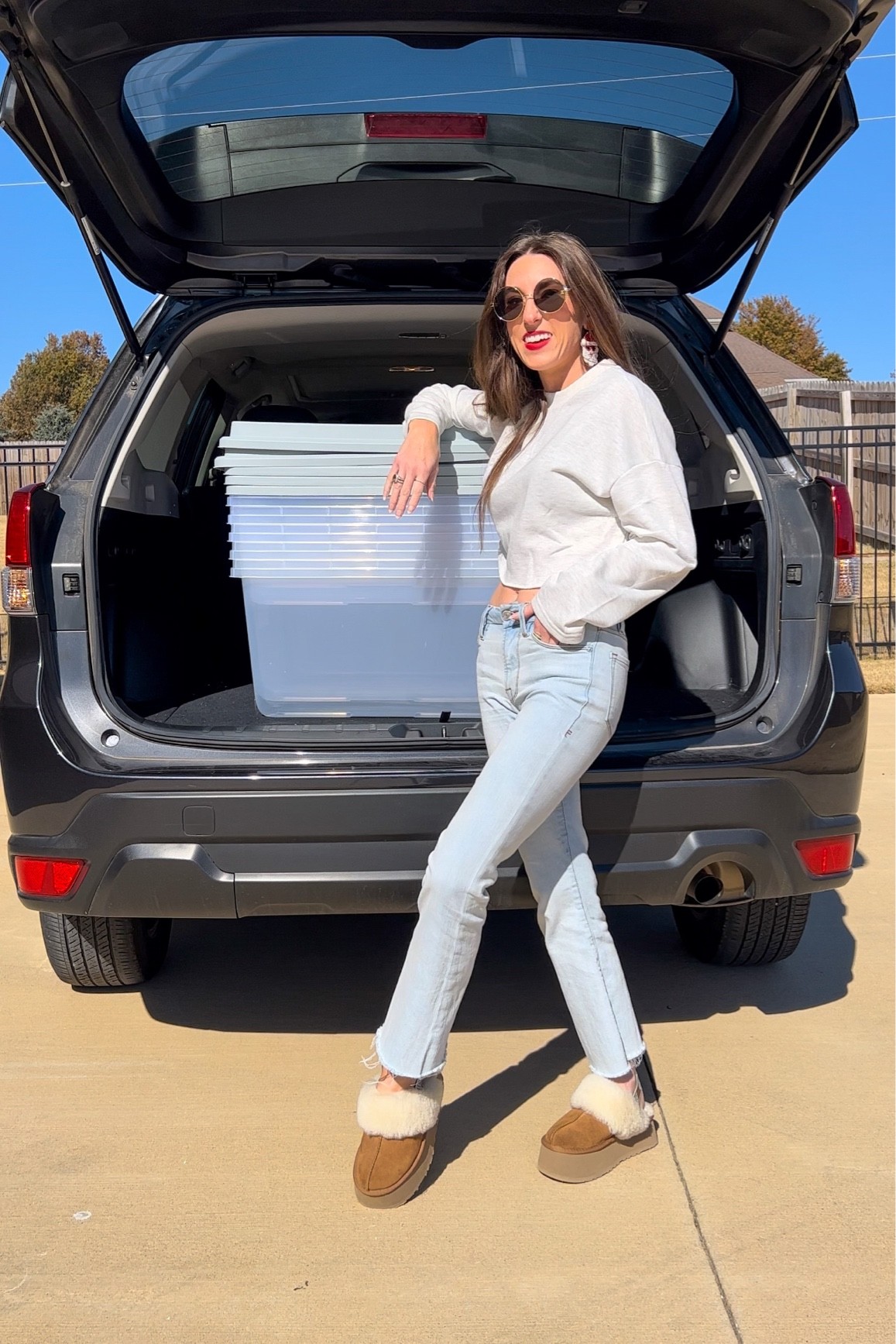 Storage for the holidays ahead. I love these stackable bins the lid handles snap securely which is great for attic and garage storage. The lids dip a little so when you stack them they nest within one another. I also prefer the clear to see what’s inside. #organization #holidays #seasonalstorage 

#LTKSeasonal #LTKhome #LTKHoliday