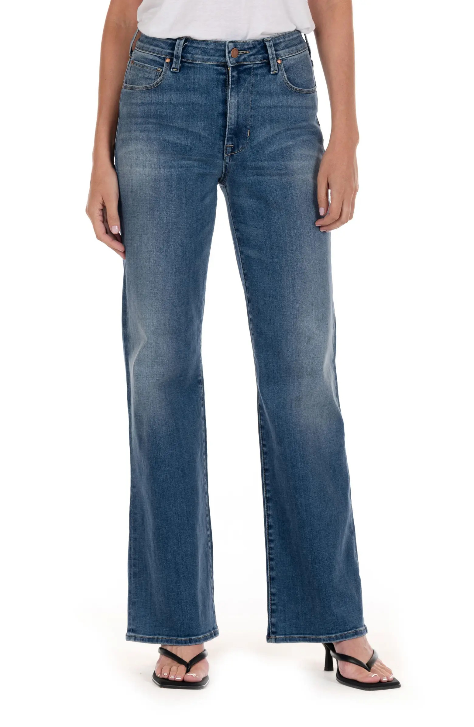 Fidelity Denim Katie High Waist Flare Leg Jeans | Nordstrom | Nordstrom