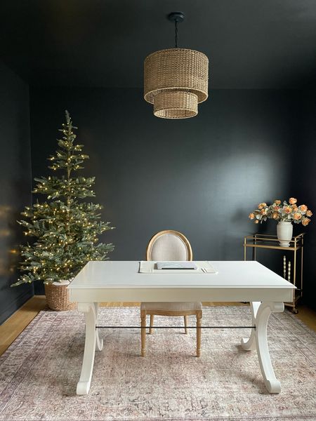 Home office holiday decor.

King of Christmas tree
Black office 
Home office
Home decor
Holiday decor 
Sherwin Williams


#LTKSeasonal #LTKHoliday #LTKhome