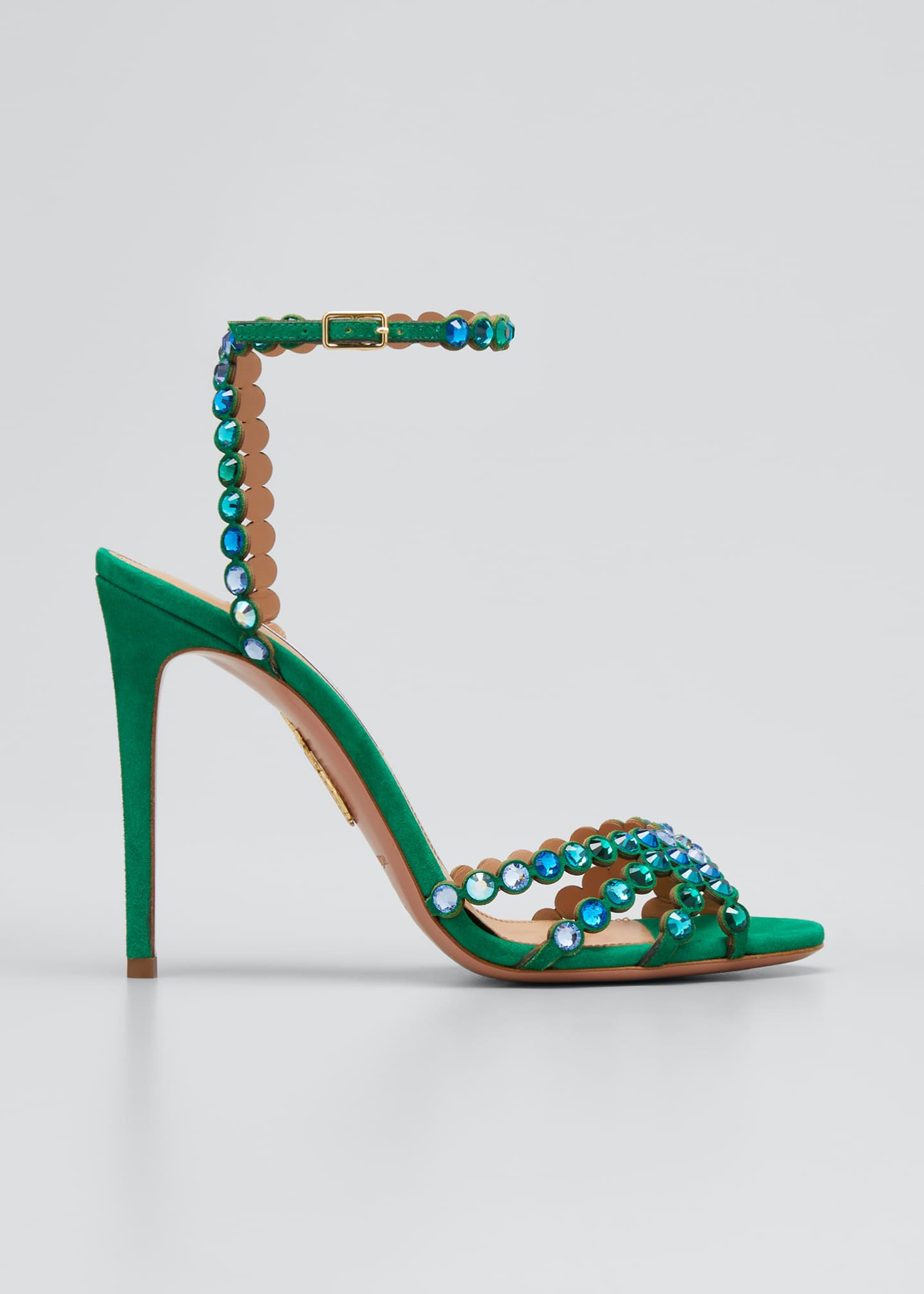 AQUAZZURA
Tequila Crystal Suede Stiletto Sandals
$1,350
Pay over time with Affirm. Learn more
 | Bergdorf Goodman