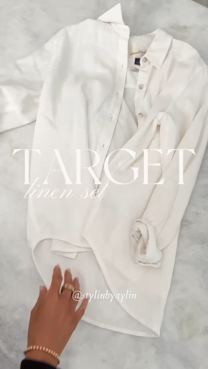 I'm just shy of 5-7" wearing the size small top and shorts. Target linen set, target style, target fashion
#StylinByAylin

#LTKfindsunder100 #LTKstyletip #LTKfindsunder50