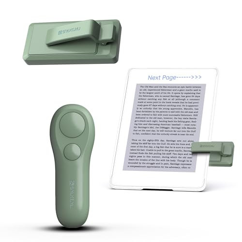 SK SYUKUYU RF Remote Control Page Turner for Kindle Reading Ipad Surface Comics, iPhone Android Tablets Reading Novels Taking Photos(Green) | Amazon (US)