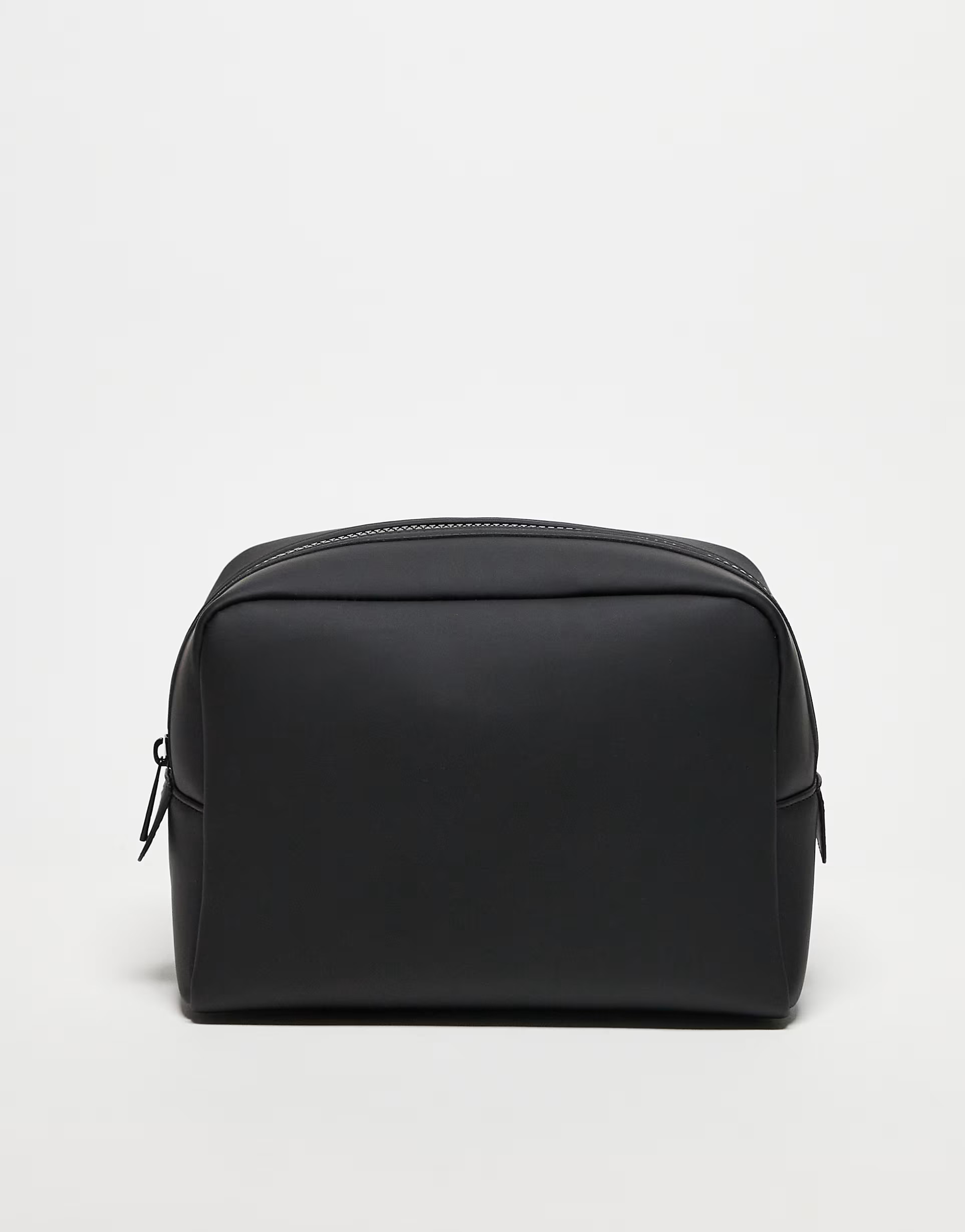 ASOS DESIGN wash bag in rubberised black | ASOS (Global)