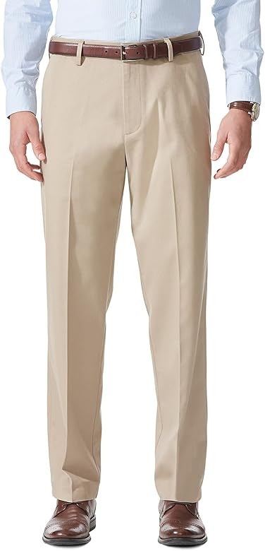 Dockers Men's Relaxed Fit Comfort Khaki Pants | Amazon (US)