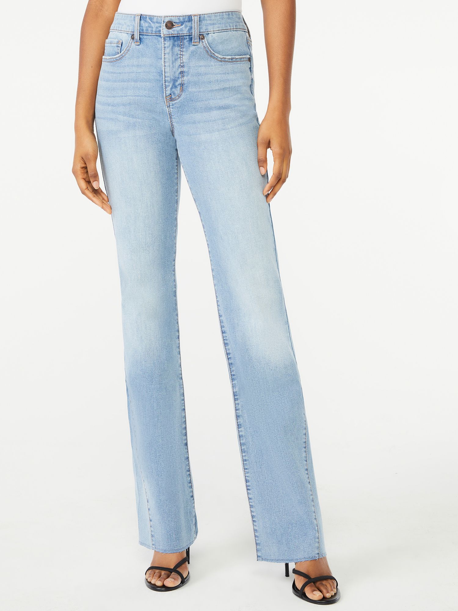 Scoop Women's High Rise Slim Boot Jeans - Walmart.com | Walmart (US)