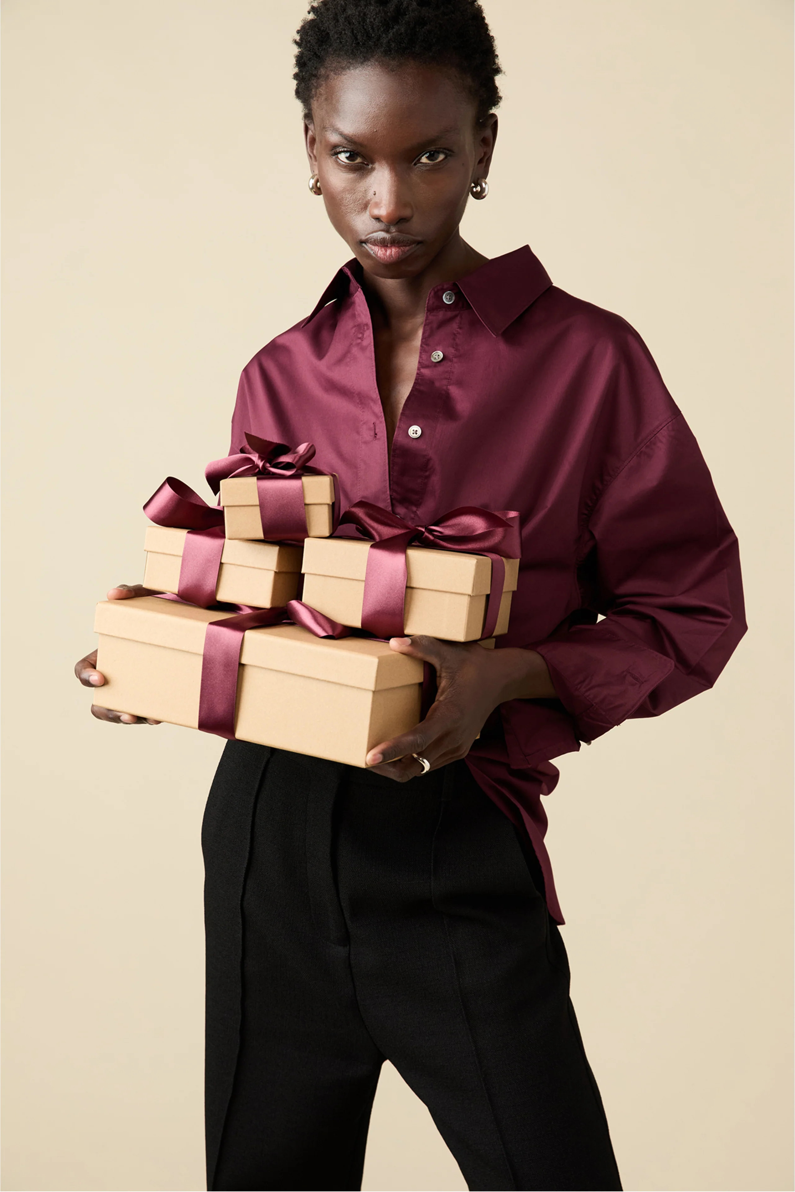 The Everything Shirt in Bordeaux | Sold Out NYC