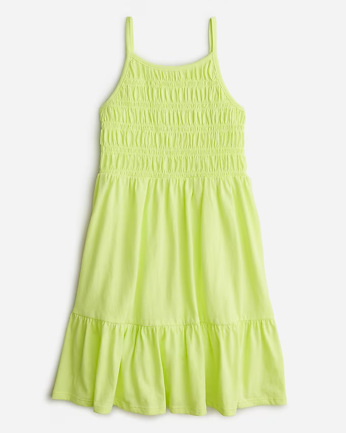 Girls' hula-hoop dress in broken-in-jersey | J. Crew US