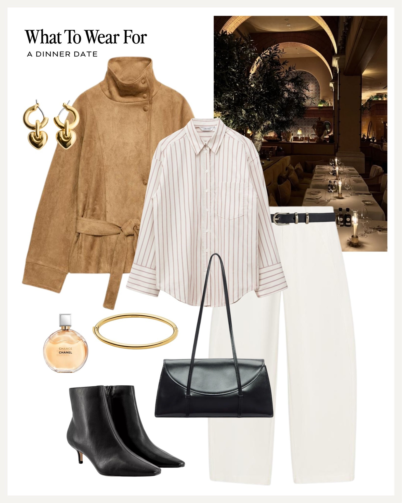 A dinner date 🫶

Suede jacket, autumn outfit, Zara new in, white jeans, black boots

#LTKautumn