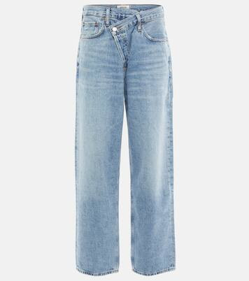 Criss Cross high-rise straight jeans | Mytheresa (UK)