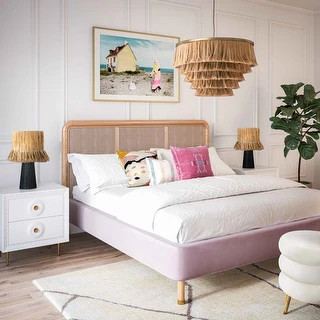 Sarai Natural Fringe Pendant - Natural | Bed Bath & Beyond