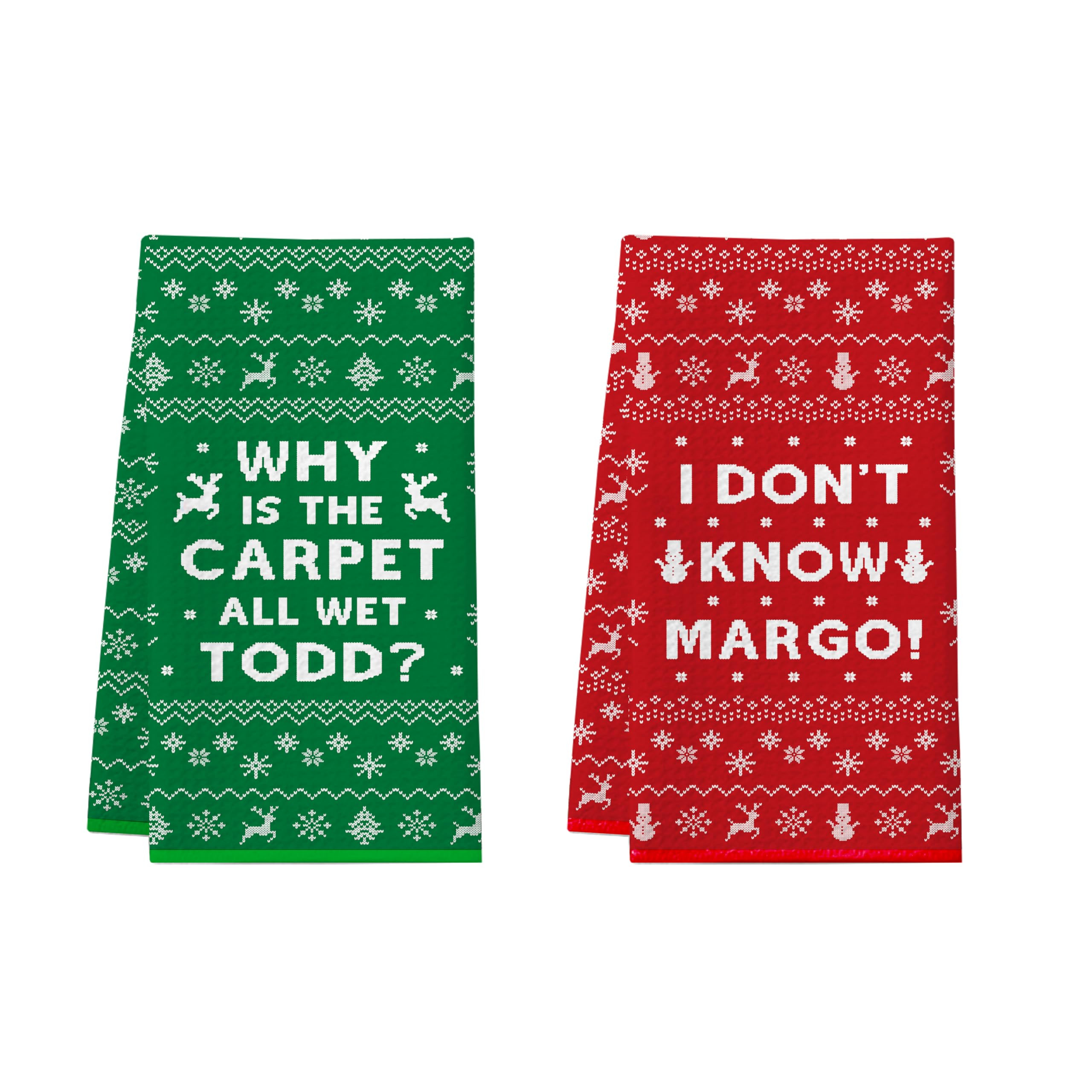Christmas Vacation Decorations, 2Pcs Funny Holiday Kitchen Towels, Griswold Family Cousin Eddie C... | Amazon (US)