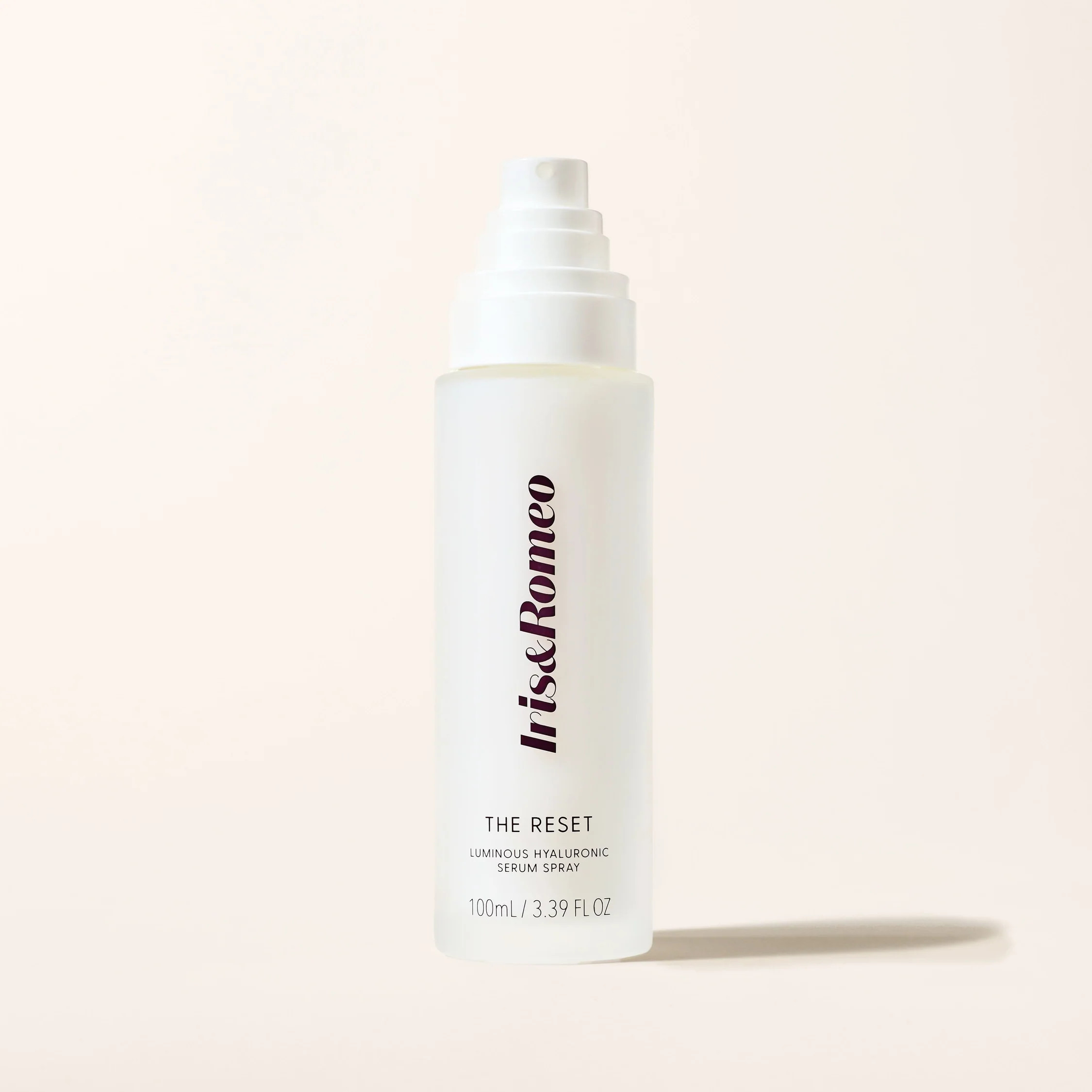 The Reset 3-in-1 Face Mist Luminous Hyaluronic Acid & Niacinamide Serum Spray | Iris&Romeo