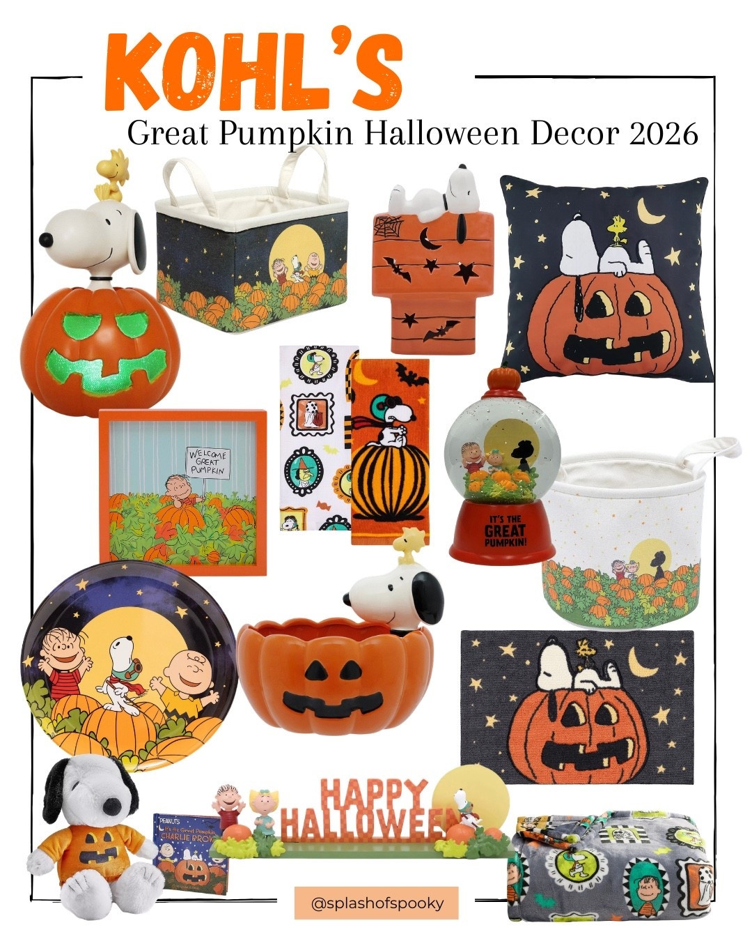 It’s the Great Pumpkin, Charlie Brown! 🎃

Look at the cute Halloween Peanuts things Kohls had when I went Halloween Hunting last week. I’m not a huge Halloween shopper at Kohl’s but this stuff was too cute! I ended up buying the pillow and the kitchen towels. Slight regrets about not getting the welcome mat, though.

#LTKSeasonal #LTKSaleAlert #LTKHome