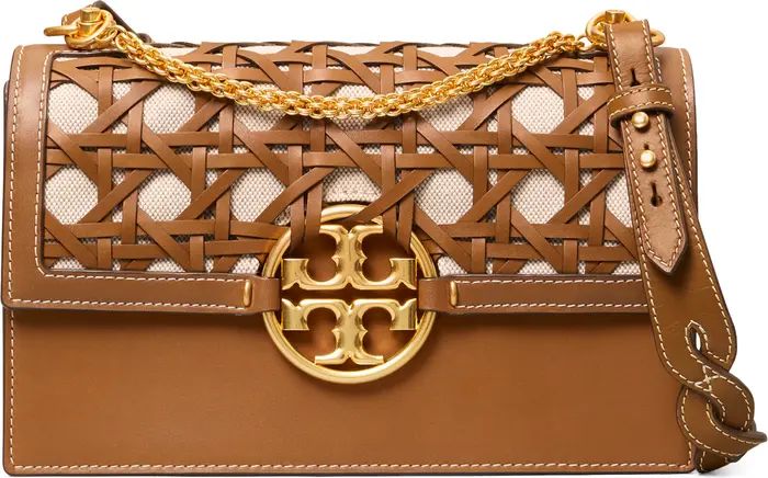 Torry Burch Miller Basket Weave Shoulder Bag | Nordstrom