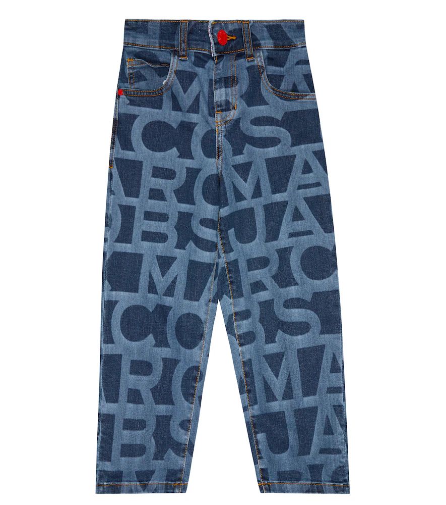 Marc Jacobs Kids Logo printed jeans | Mytheresa (UK)