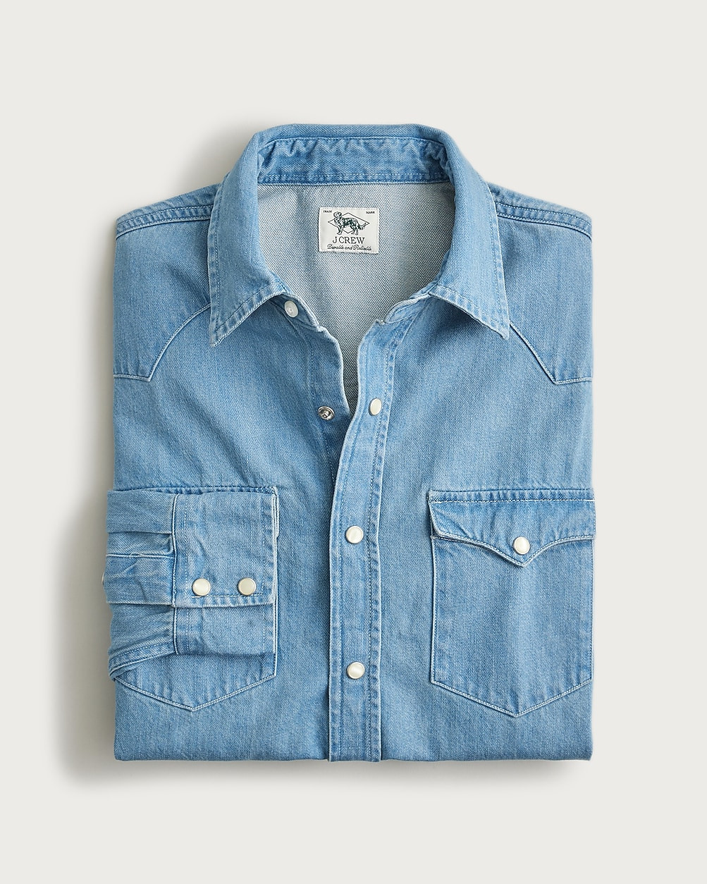 Midweight denim western shirt | J. Crew US