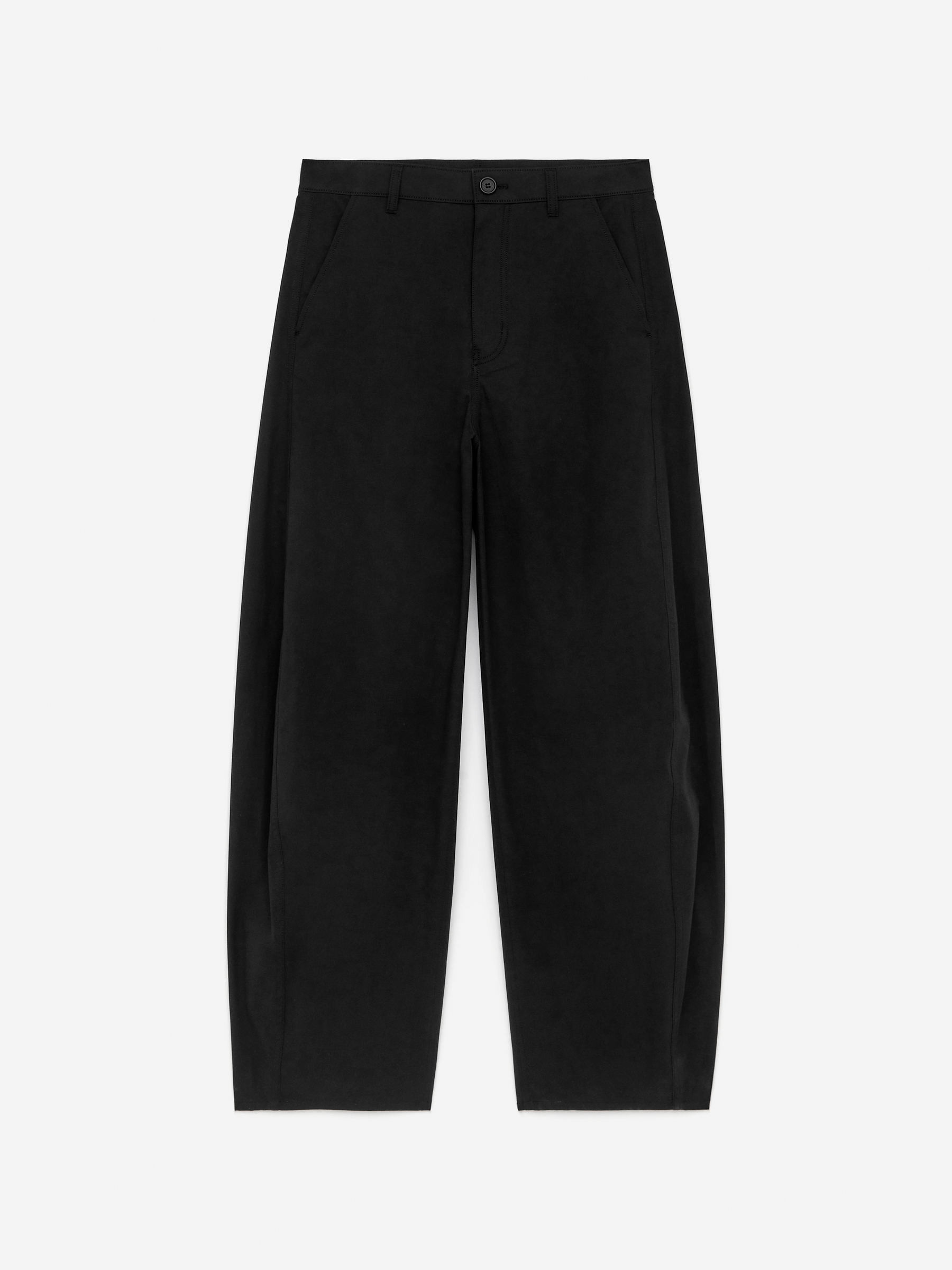 Barrel-Leg Trousers – Black – Women – ARKET GB | Arket UK