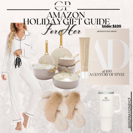 Amazon Holiday Gift Idea
Follow @InspirationbyCP on instagram for more sources and daily deals 

Amazon gift ideas, women pajamas, Stanley tumbler, ad at 100, coffee table books, slippers, cookware, beauty products, summer fridays, gift guide, gifts, gift ideas for Christmas, gift ideas for her

#LTKunder100 #LTKHoliday #LTKstyletip