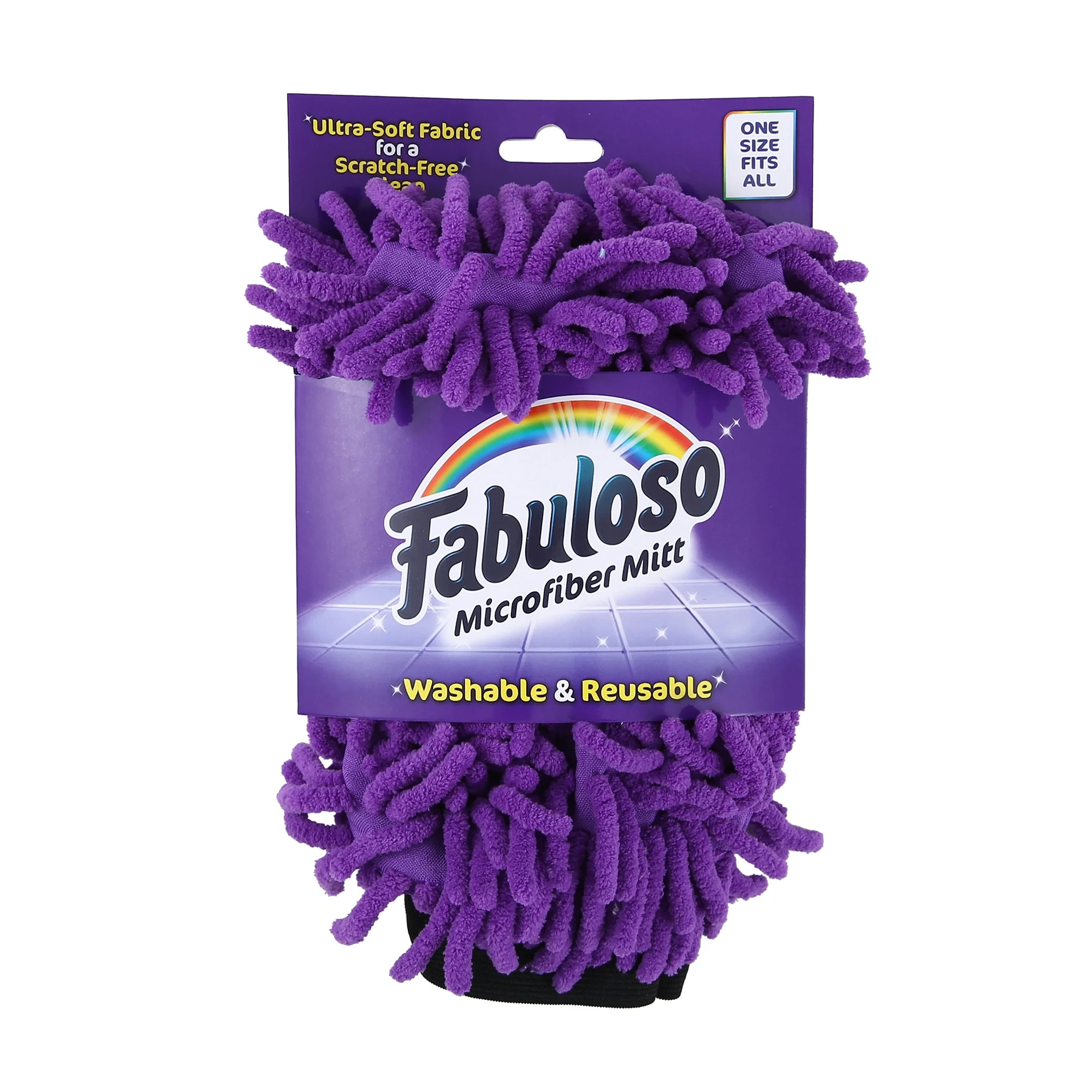 Fabuloso - Microfiber Mitt Purple 1 CT | Walmart (US)