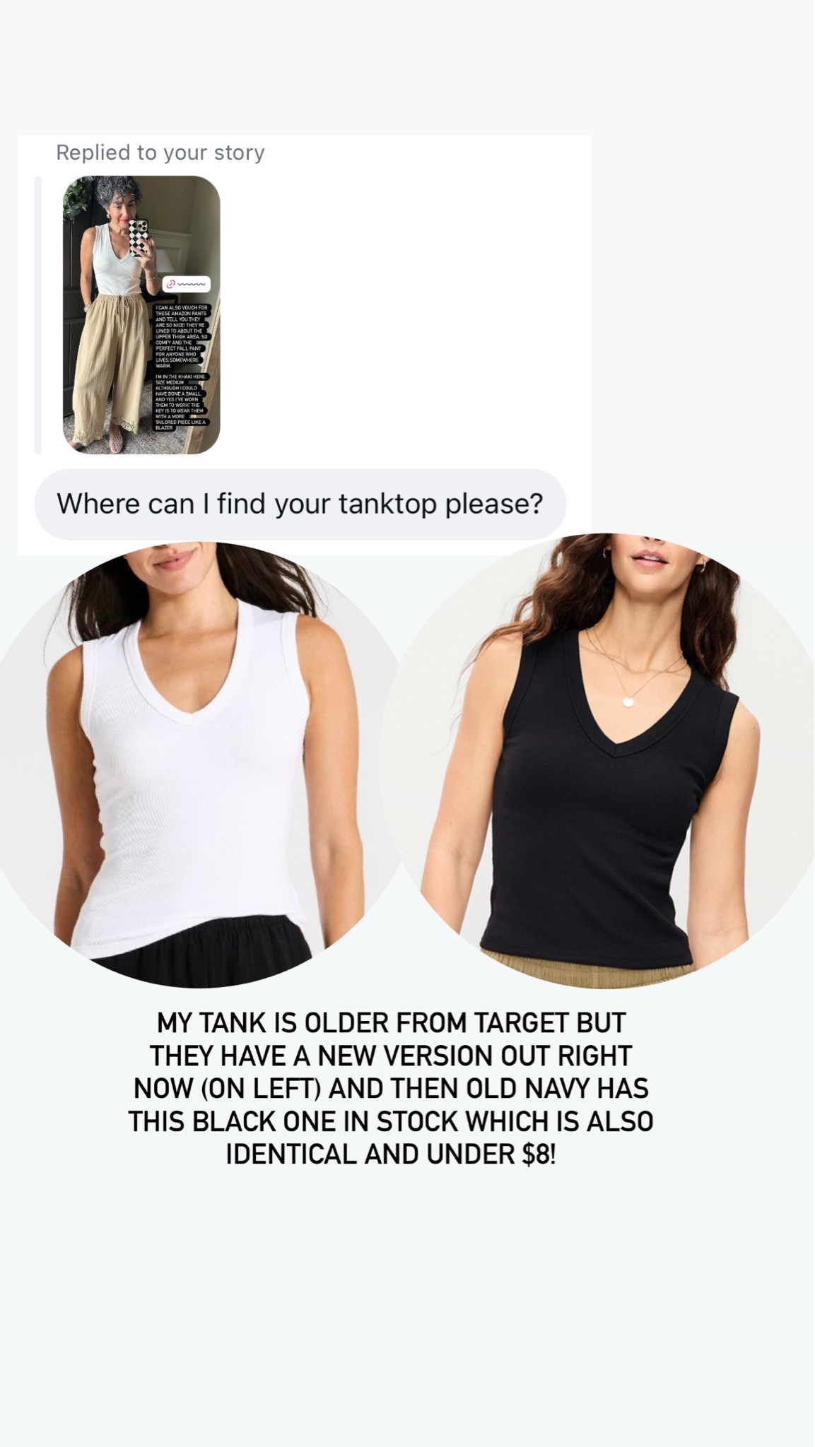 Similar V-Neck Tanks!

#LTKOver40 #LTKSaleAlert