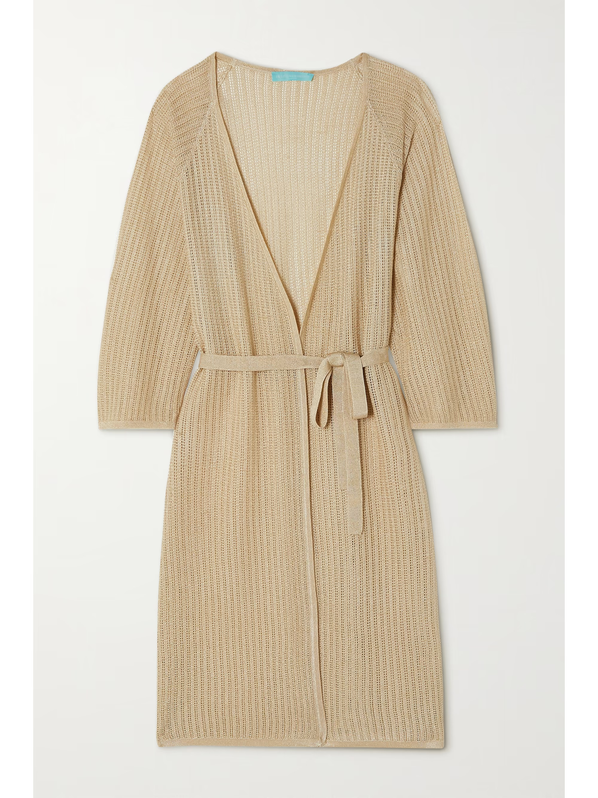 Rosie metallic crochet-knit coverup | NET-A-PORTER (US)