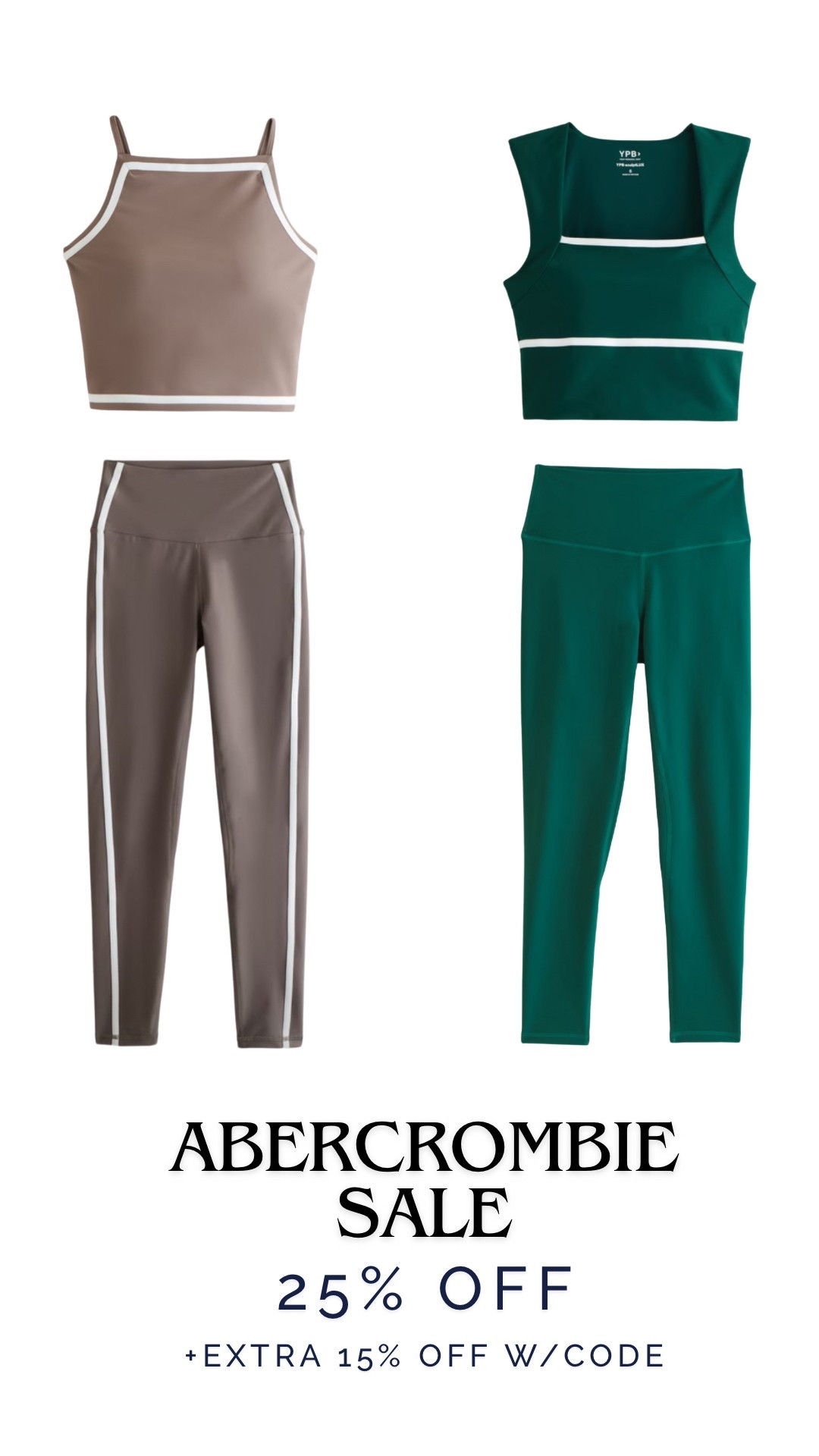 Loving the Abercrombie Active YPB clothing line! Perfect for strength training, cardio or just cute activewear lol. 💃🏻💪

25% off + an extra 15% off using code SPRINGAF

I’m 5’3” wearing small in short pant
Small in top

#LTKFindsUnder50 #LTKSaleAlert #LTKActive