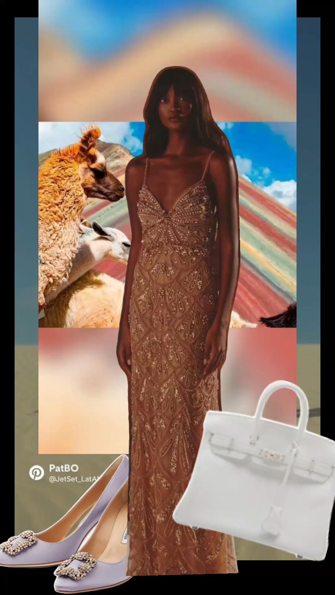 Copper Sequin Gown Outfit • Elegant Latin American Evening Style

A luminous copper-gold sequin gown styled with soft neutral heels and a structured white top-handle bag — an elevated evening look inspired by the warm tones and landscapes of the Andes. Perfect for destination weddings, formal events, or cultural nights out across Latin America.
Curated by Jet Set LatAM, this look blends radiant glamour with refined, modern sophistication. Save this for your next celebration or travel-ready evening outfit.

#LTKTravel #LTKHoliday #LTKCyberWeek