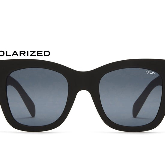 Matte Black/smoke Polarized | Quay Australia