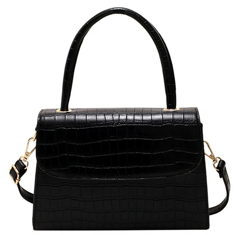Women Small Crocodile Tote Clutch Shoulder Handbag Classic Troc Purse Wallet Bag Top Handle Handb... | Walmart (US)