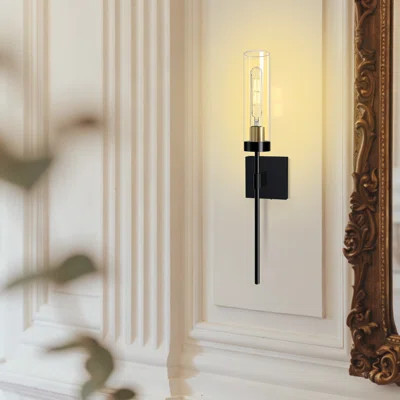 Battery Operated Wall Sconce With Remote Control, Dimmable Wireless Wall Light For Bedroom Living Room Hallway | Wayfair North America