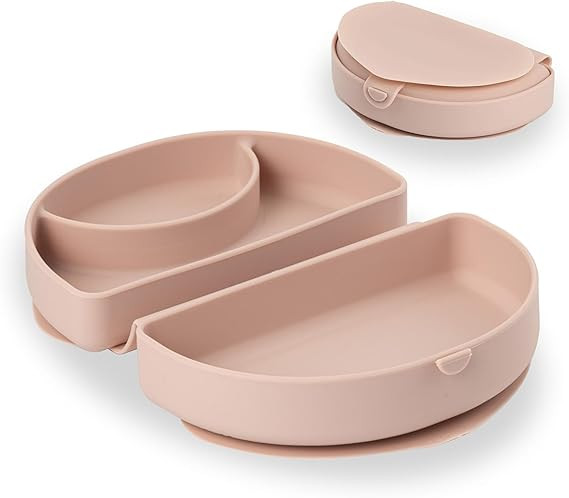 Miniware Silifold - Silicone Baby Plate - Foldable Toddler Travel Essential to Promote Self-Feedi... | Amazon (US)