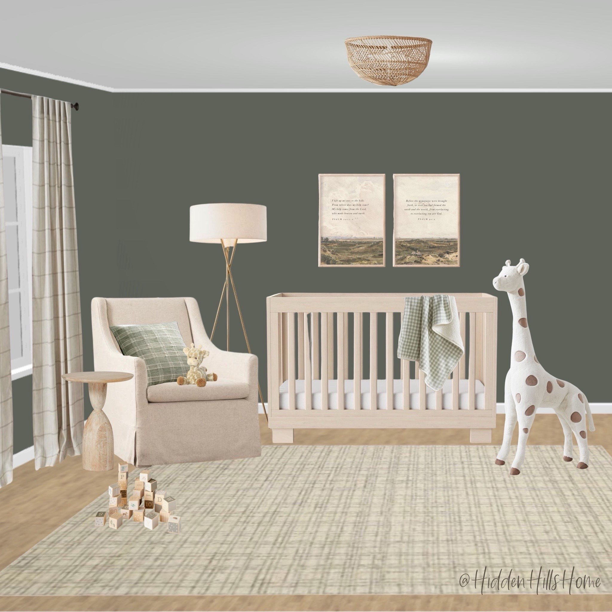 Nursery decor, nursery mood board, baby boys nursery Inspo, crib, glider, green baby room ideas #nursery 
Wall color is SW Pewter Green



#LTKBaby #LTKSaleAlert #LTKHome