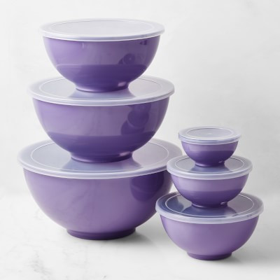 Melamine Mixing Bowls, Set of 6, Lavander | Williams-Sonoma