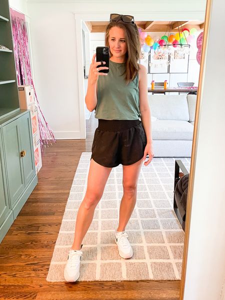 Loving this outfit for summer! I got several colors in the shorts and top! Wearing a small in both 

#LTKActive