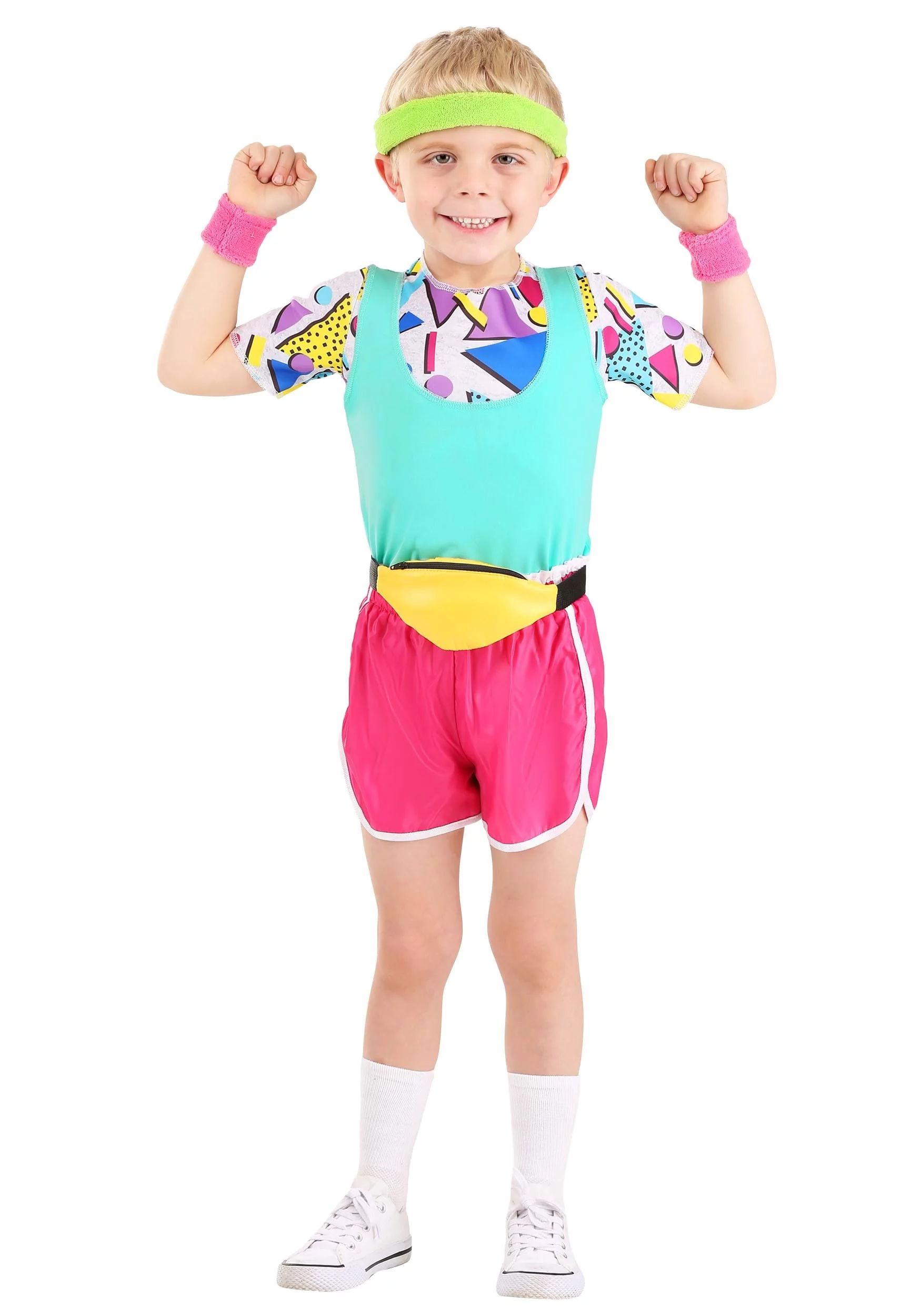 Toddler Work It Out 80s Costume | Walmart (US)
