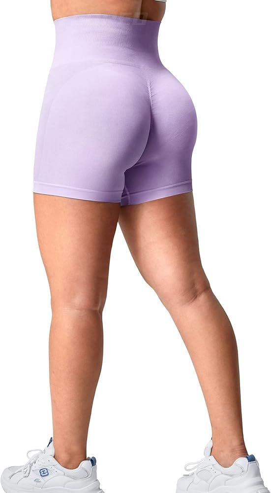 YEOREO Amplify Scrunch Workout Shorts for Women Bright Summer Colors Intensify Running Gym Yoga S... | Amazon (US)