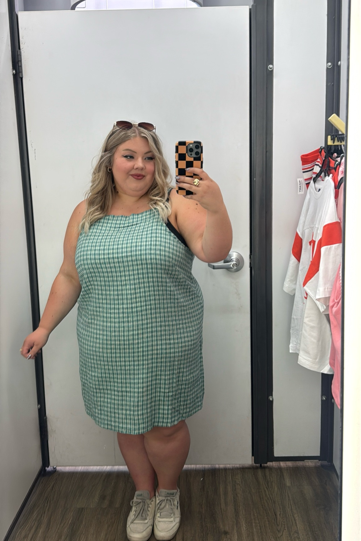 Cute little plaid moment! From Old Navy in a size XXL! 

#LTKMidsize #LTKPlusSize #LTKootd