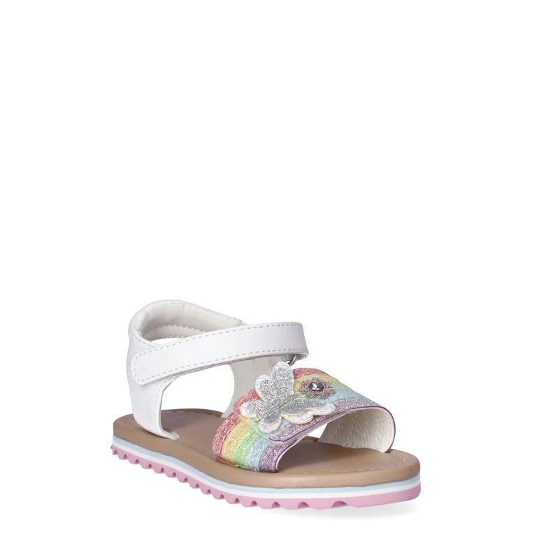 Wonder Nation Baby Girls Butterfly Sandals | Walmart (US)