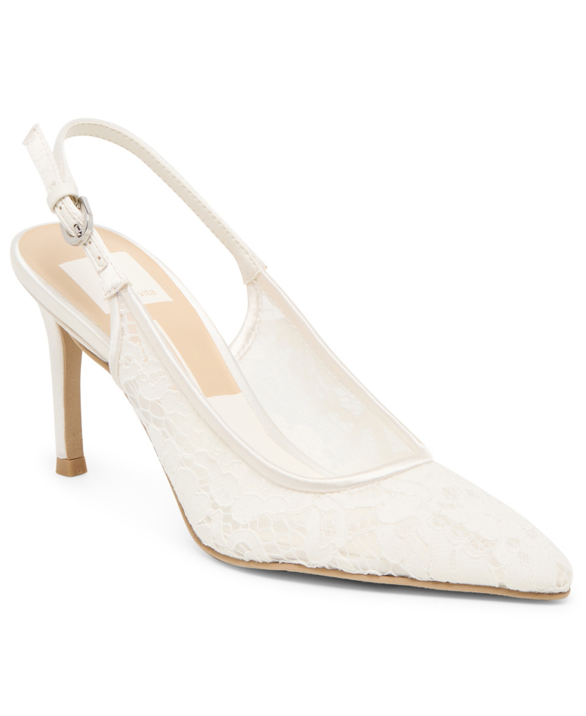 Dolce Vita Women's Yami Lace Pumps - True White Lace | Macy's