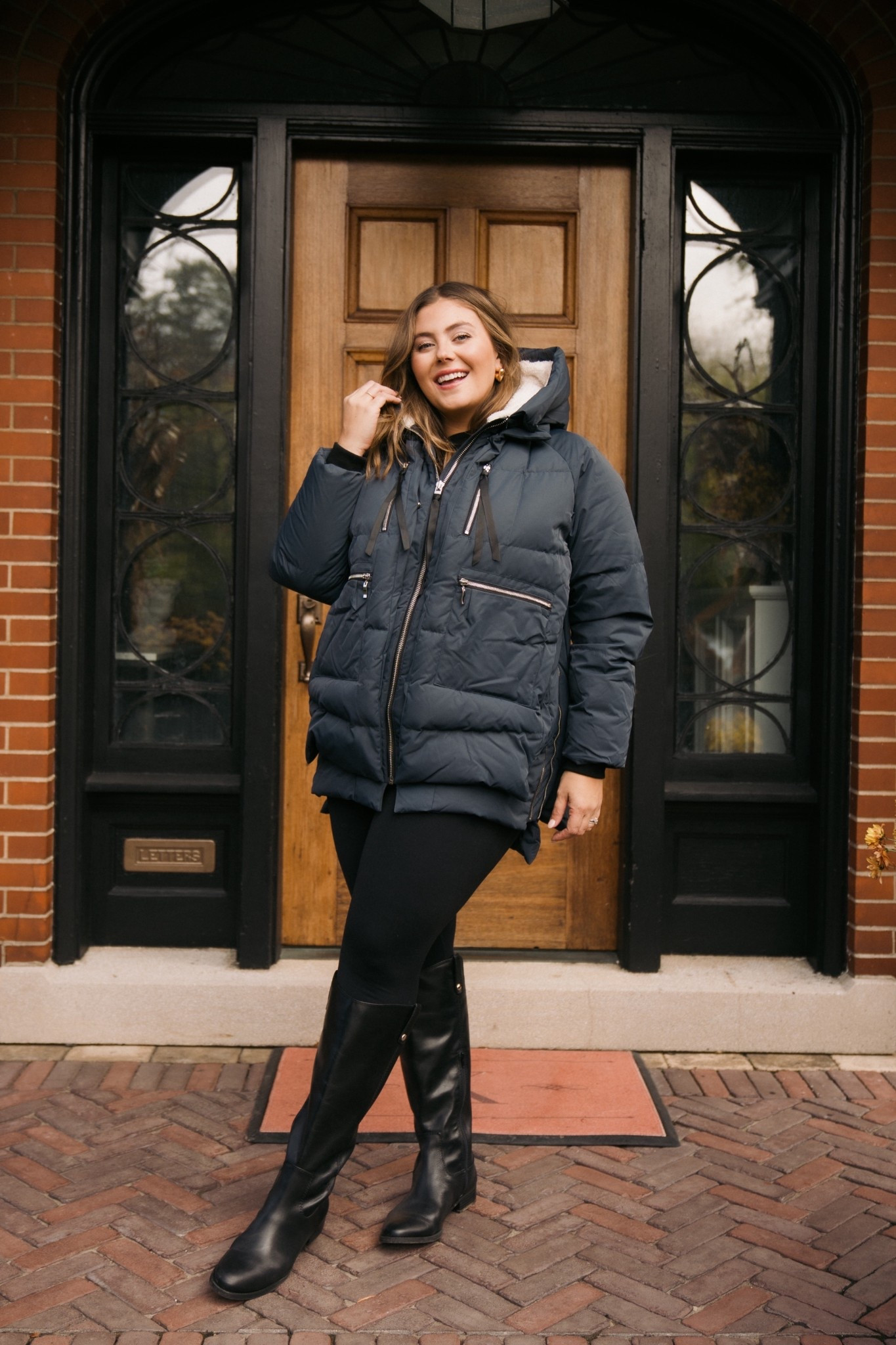 Wearing size XL in my favorite winter coat, 1X in leggings, XXL in shirt. Use CARALYN15 at Spanx. Coat is sized up to 5X! 

#LTKSeasonal #LTKStyleTip #LTKPlusSize