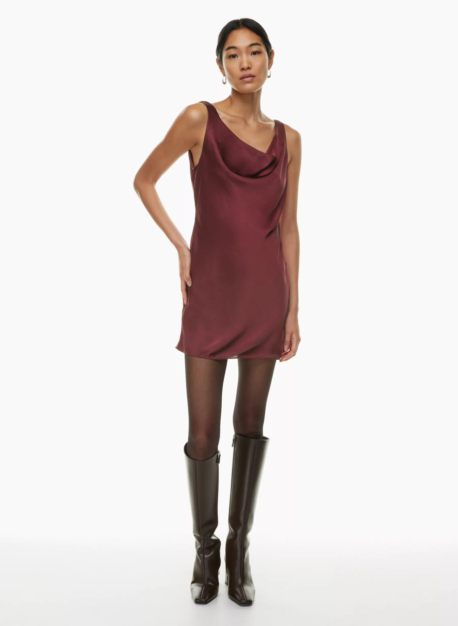 BRAVO SATIN DRESS | Aritzia