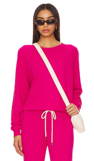 The College Sweatshirt in Fuchsia | Revolve Clothing (Global)