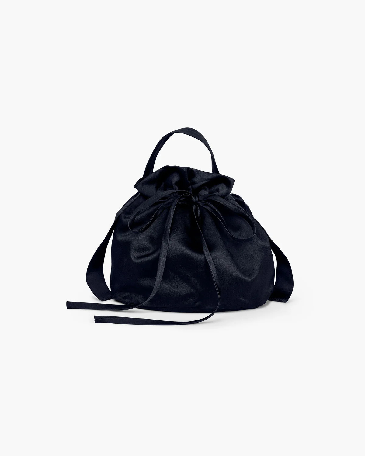 Duchess Satin Drawstring BagMidnight Blue | Rose Room US